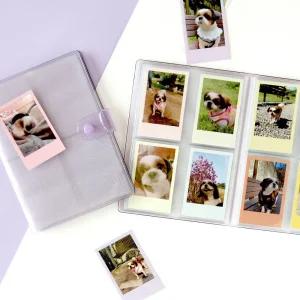 포토카드북(단추형) M포켓앨범 사진첩 정리 형첩 미니 폴라로이드