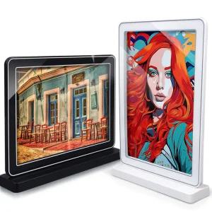 A4 슬라이딩 프레임 T형 사진 홍보 포토 탁상 액자아크릴표지판 행사게시판 쇼케이스 A4꽂이 A4POP 단면A4