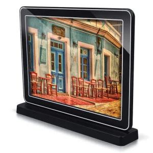 A4 슬라이딩 프레임 가로 검정 사진 홍보 탁상 액자아크릴표지판 행사게시판 쇼케이스 A4꽂이 A4POP 단면A4