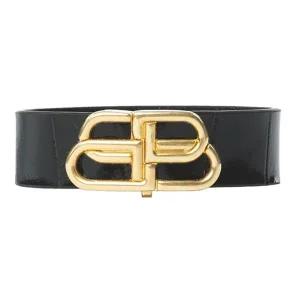 [발렌시아가][명품] 발렌시아가 BB로고 레더 브레이슬릿 656827 1LRIM 1000