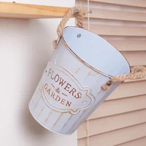 ABM빈티지 철제화분 17CM 2개사무실 현관꾸미기 화장실 인테리어용 데코용 미니 소형 거실