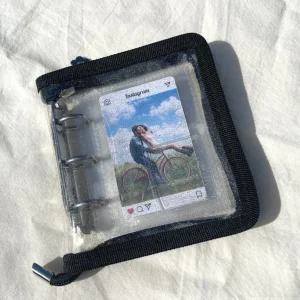 지퍼 글리터 1p 3공 포카바인더 포토카드 앨범 포카 포켓 홀더북 보관함 카드 속지 콜렉터 홀더 콜북 렉트