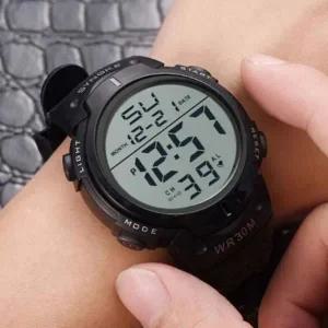 [콩심팥심]시계 손목 전자 스포츠 군인 어르신 알람 큰화면