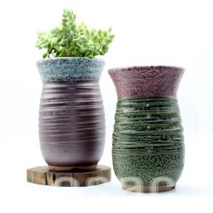 도자기 B23 감성화분 국내산 기품있는집 예쁜 다육 식물 선물 장식 디자인 꾸미기 정원 인테리어 거실 베란