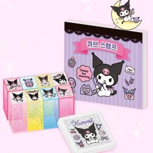 산리오 큐브 스탬프-쿠로미팬시 초등학생 어린이 아동 유아 피규어 만년 캐릭터 문구