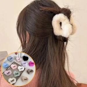 예쁜머리핀 하트 패션핀  겨울 집게핀 COLOR (49JfS)