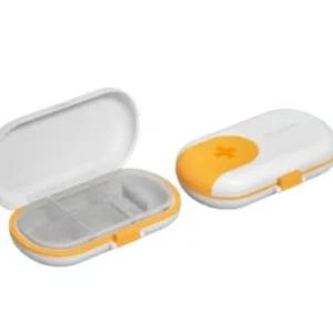 휴대용 알약 쪼개기 컷팅기 통 케이스 화이트보관함 용보관함 여행용 용약 용케이스 약통 커팅