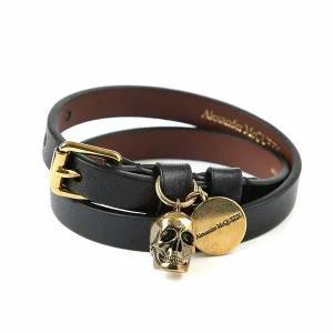 [알렉산더맥퀸][명품] 알렉산더 맥퀸 골드스컬 스트랩팔찌554466 CQE0G 1000