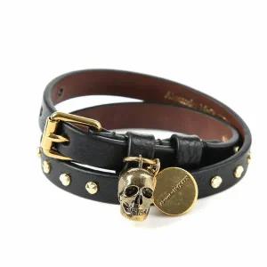 [알렉산더맥퀸][명품] 알렉산더 맥퀸 골드스컬 스터드팔찌554466 1AC9T 1000