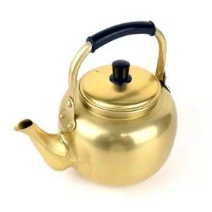 레트로 양은 황주전자 2L 가정용 스텐주전자 식당 보리차