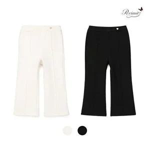 [레베끌레]레베끌레 P2545P262 겨울 여아 핀턱 벨버텀 기모 바지