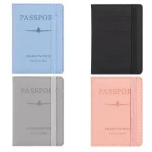 해킹방지 유심 카드 멀티포켓 여권 지갑 케이스 통장지갑 통장파우치 가죽여권지갑 여권