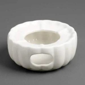 [셀러에이드]도자기 차 온도 유지기 화이트 티포트워머 티포트 스탠드 받침대