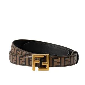 [펜디][명품] 펜디 FF로고 스퀘어 스터드 버클 여성 벨트 8C0648 AQ1J F1N1Y