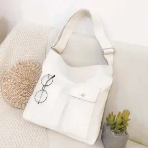 [라일리] Rly 캔버스백 가방 크로스 데일리 포켓 수납 베이직