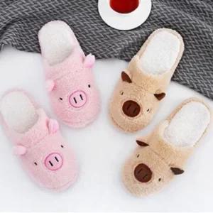 [라일리] Rly 애니멀 스윗 슬리퍼 겨울 슬리퍼 사무실 거실화  42210440)