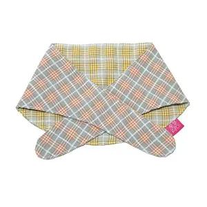 [셀러에이드]양면 애완용품 스카프빕 블링독 체크