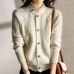 [하프클럽/몽벨리즈]엘라프릴꽈배기니트 mde2302517