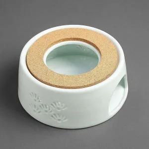 [골드스마일]도자기 티 워머 S-5 화이트 데우기 차포트 컵 녹차