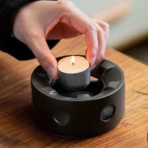 티워머 차워머 도자기 차용기 블랙 티팟 온도유지 힐링타임pqr527