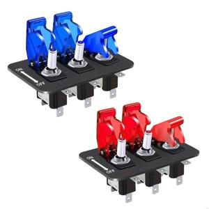 방수 24V 12V 로커 스위치 패널 자동차 시작 버튼 점화 스타터 라이트 토글 20A 퓨즈 액세서리 보트 트럭 R