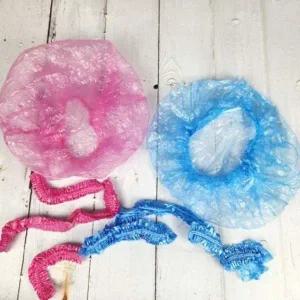 [셀러에이드]ksr 헤어 비닐캡 일회용 헤어캡 염색모자