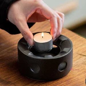 티워머 블랙 티팟 차워머 도자기 차용기 힐링타임 온도유지opq453