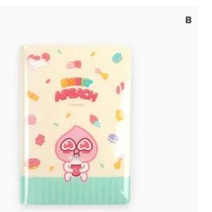 [콩심팥심]여권케이스 어피치B 1개 95x135mm 여행파우치 투명여권케이스