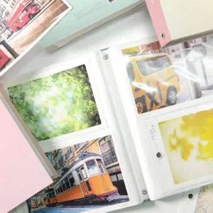 [셀러에이드]포토앨범 수납함 160포켓 미니 포토북 육아 여행 수집앨범