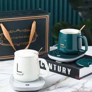 컵워머 머그 커피 히팅컵 보온 인덕션 컵받침대 유지 우유 온도 분유 사무실ghi176