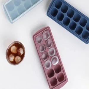 실리콘 사각 얼음틀 12구 2p 하이볼 아이스 큐브 얼음 제조기