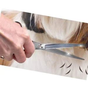 애완동물 미용가위 애견 털깎이 브러쉬 미용도구