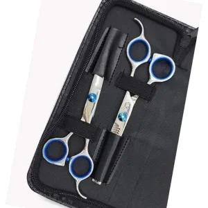 반려동물 미용 가위 민감부위 관리 숱 다듬기 곡선형 디자인