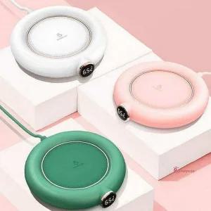 컵워머 인덕션 보온 머그 3단온도조절 히팅컵 커피 컵받침대 우유vwx303