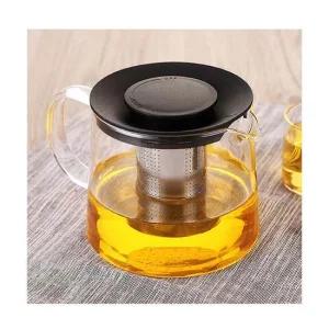 내열유리 주전자 티포트 1.5L 스텐거름망 찻잎 우리기 유리주전자 차포트 티주전자 유리티포트 찻주전자