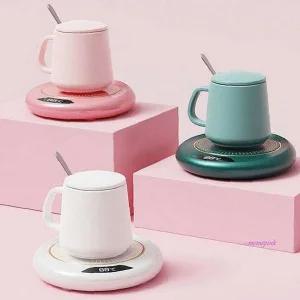 컵워머 USB 인덕션 머그 히팅컵 가벼운 발열컵받침 원터치식 온열스토브def669