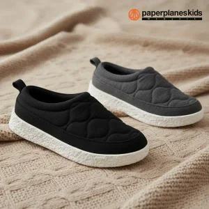 [페이퍼플레인키즈]PK8243 아동 키즈 어린이 방한 겨울 슬리퍼 패딩 슈즈 방한 실내