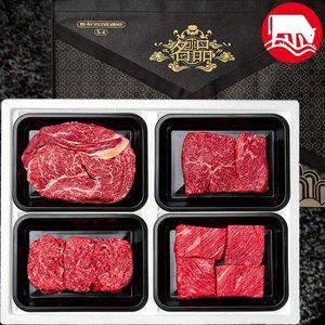 갤러리아 [하누와우]명품 횡성한우 1++등급 혼합 선물세트800g(1++등/국/불/장2