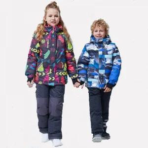 남자 여자 스키복 남성 여성 보드복 세트 어린이 통기성 스키 슈트 야외 소년 방수 재킷 여아 보온 방한 의