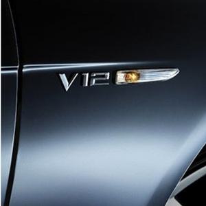 BMW V12 크롬 레터링 엠블렘