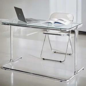 보루네오 엘리브 데미 미드센추리 강화유리 1200 책상 if066