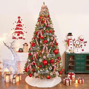 300cm 유행해피 롤리팝 스카치 눈꽃 트리풀세트(전구포함)