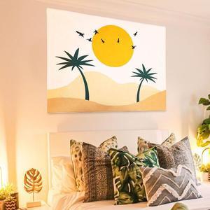 인테리어장식트렌그림 빈티지 벽꾸미기 패브릭 포스터