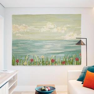 패브릭 포스유행터 거실 인테리어 유화 그림 수평선 L