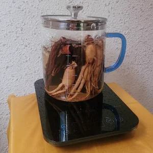 2025년 국내최초 인덕션 유리 약탕기 3.8L 대용량 전기 도도 약탕기 더존쿡 만능 달임포트 중탕기 홍삼제조기 버섯류 인삼 대추 쌍화차 식혜