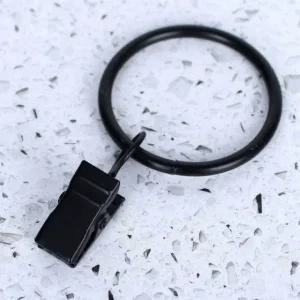 커튼고리 집게링 블랙 집게 링 커튼링 고리 커튼 (WFHOWMW)