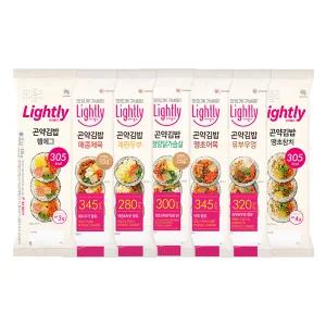 라이틀리 곤약김밥 220g 7종/햄에그/땡초참치/계란두부/닭가슴살/제육/유부우엉/어묵 선텍