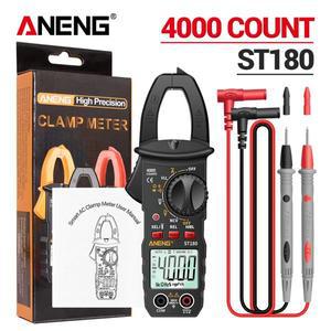 ANENG 자동차 앰프 Hz 커패시턴스 NCV Ohm 4000 카운트 ST180 디지털 클램프 AC 전류 멀티 전류계 전압 테
