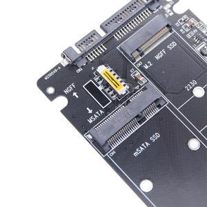 M2 SSD 케이스 mSATA-USB 어댑터 인클로저 NGFF SSD-SATA 3.0 2.5 라이저 보드 노트북 용 박스 케이블