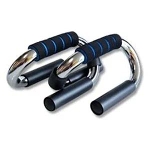 S형 푸쉬업바(크롬형) 푸샵바 팔굽혀펴기 헬스 운동-WFHQGMI